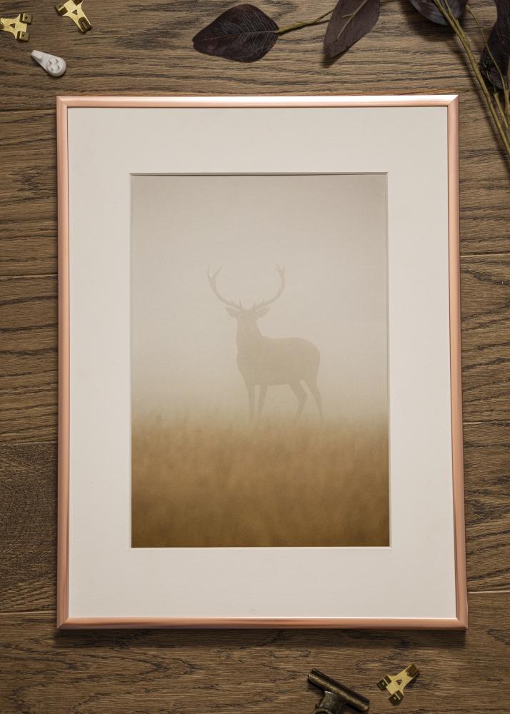Ramă Poster Frame Aluminum Roz auriu 30x40 cm
