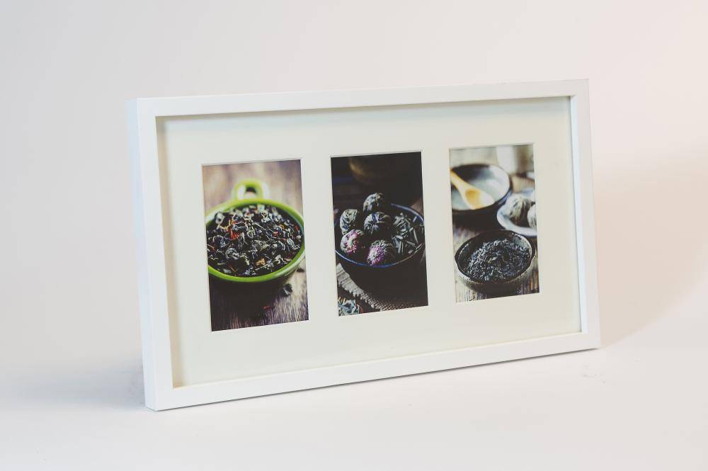 Vivaldi Ramă pentru colaj Alb - 3 Fotografii 10x15 cm