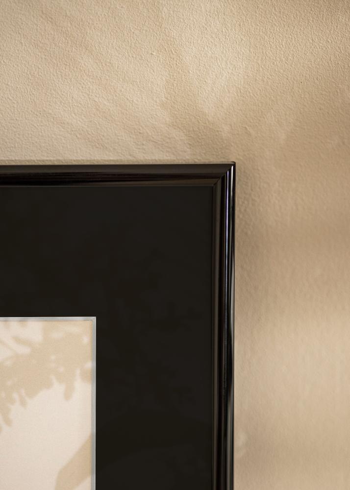 Ramă Victoria Negru 13x18 cm - Paspartu Negru 3,5x5 inches