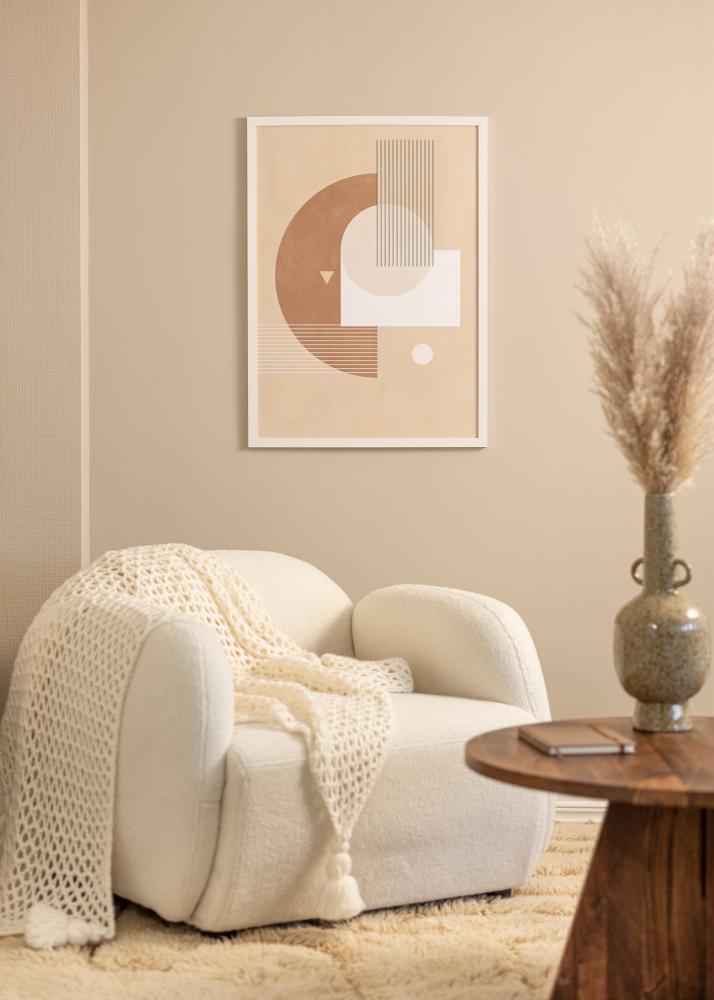 Ramă BGA Classic Sticlă acrilică Alb 59,4x84,1 cm (A1)