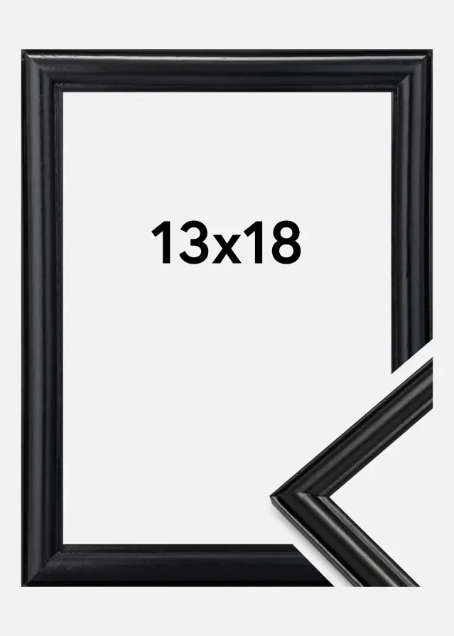 Ramă Line Negru 13x18 cm