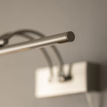 Gunnebo V962 LED pentru ramă 37 cm - Nichel