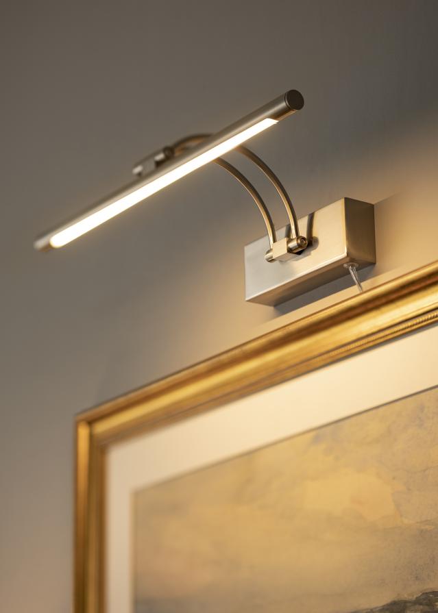 Gunnebo V962 LED pentru ramă 37 cm - Nichel