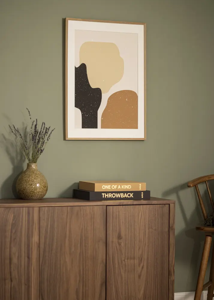Ramă Soul Oak Veneer 42x59,4 cm (A2) - Paspartu Alb 25x38 cm