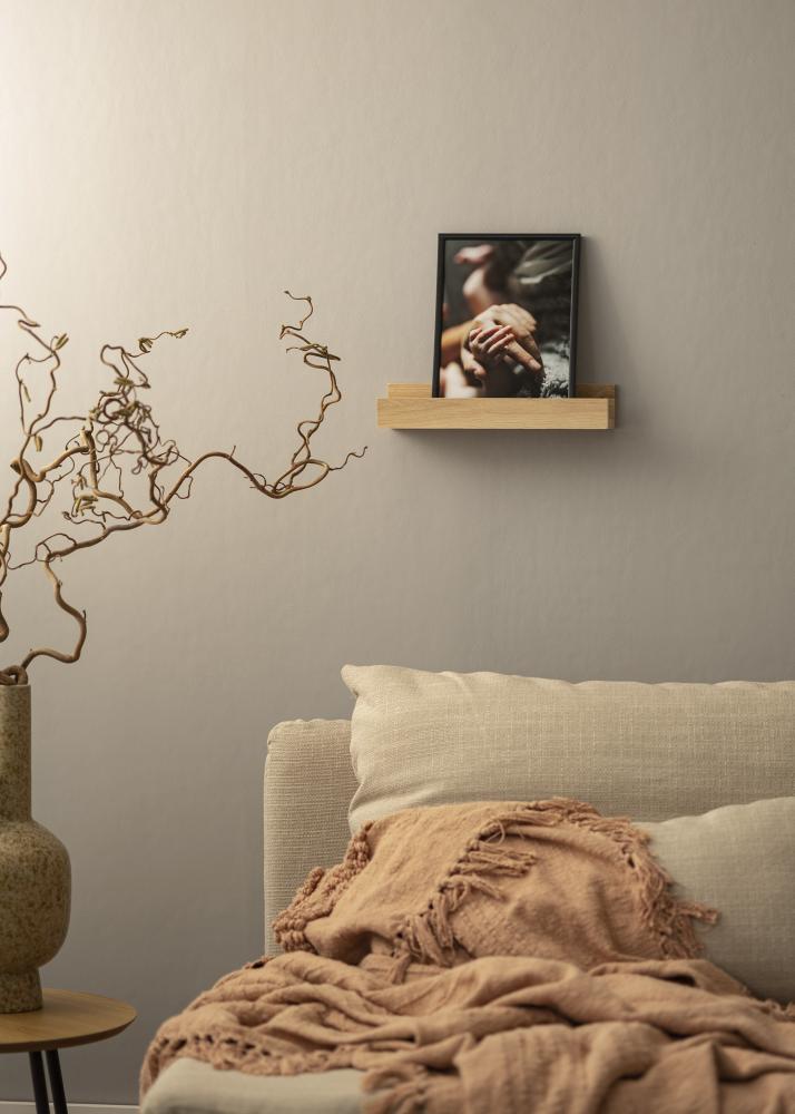 KAILA Poliță de tablouri stejar 30 cm