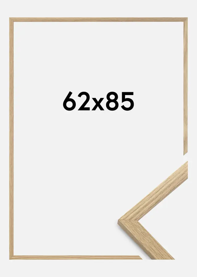 Ramă Trendy Sticlă acrilică Stejar 62x85 cm