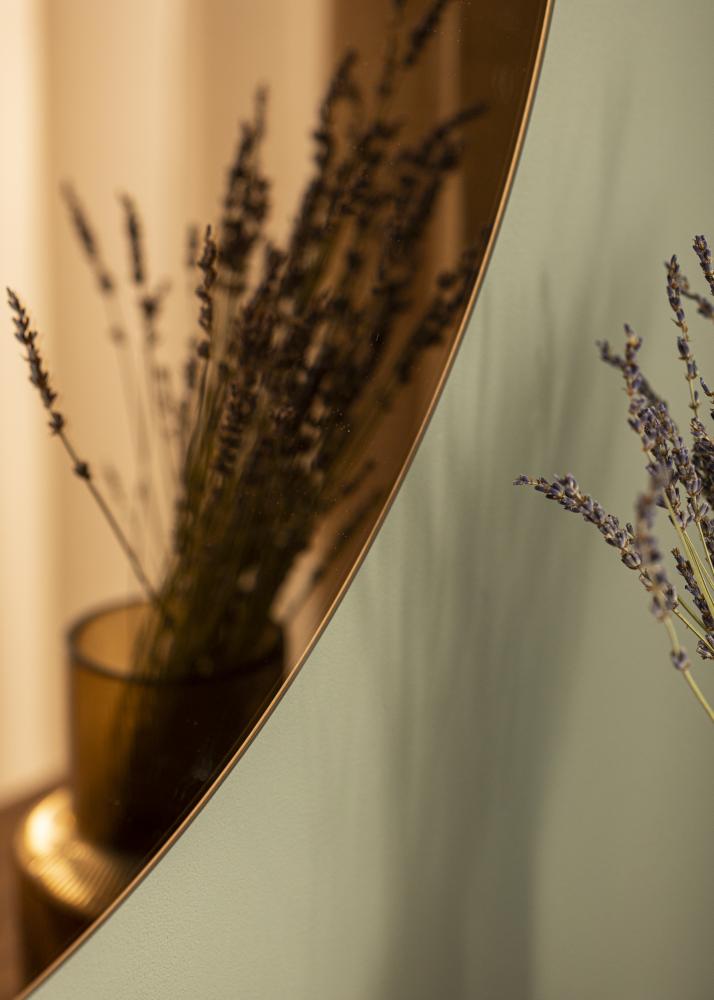 KAILA Rotund Oglindă Rose Gold 80 cm Ø