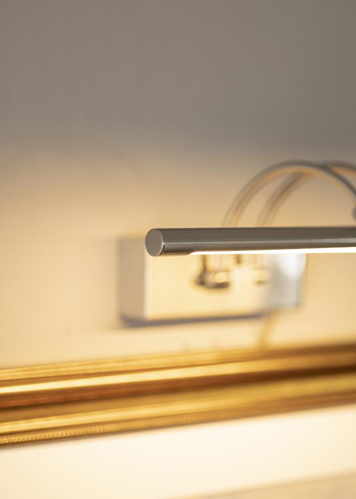 Gunnebo V962 LED pentru ramă 37 cm - Nichel