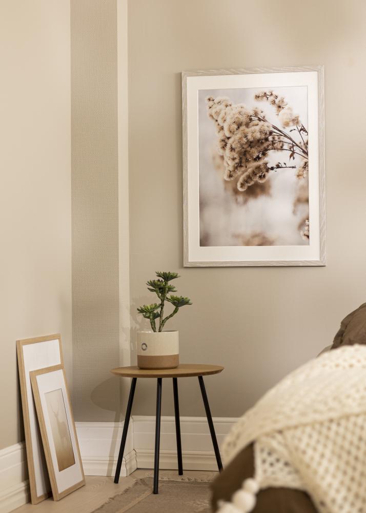 Ramă Stilată Sticlă acrilică Light Grey Oak 70x100 cm