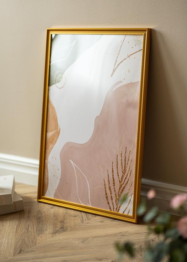 Ramă Lattice Sticlă acrilică Auriu 40x50 cm