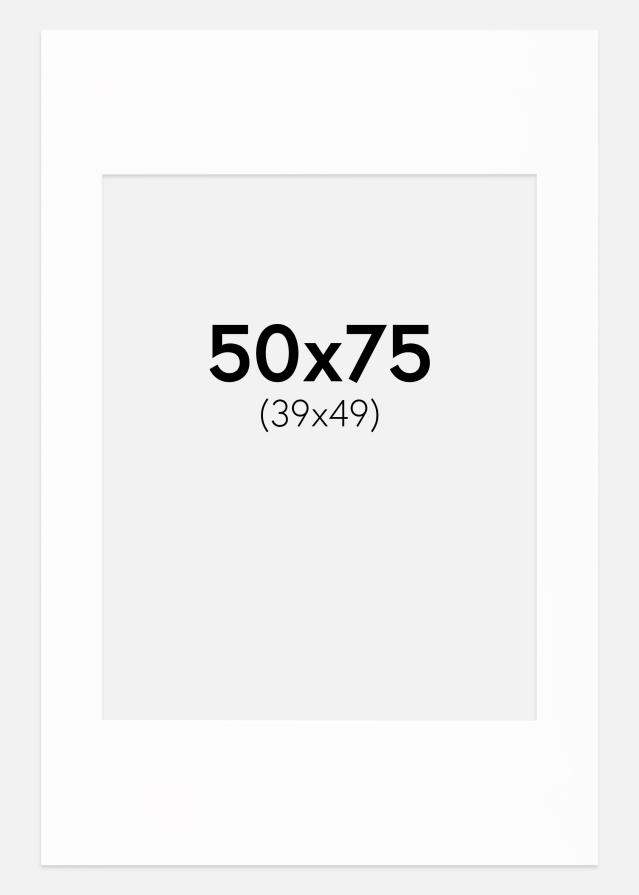 Paspartu Canson Alb Margine albă 50x75 cm (39x49)