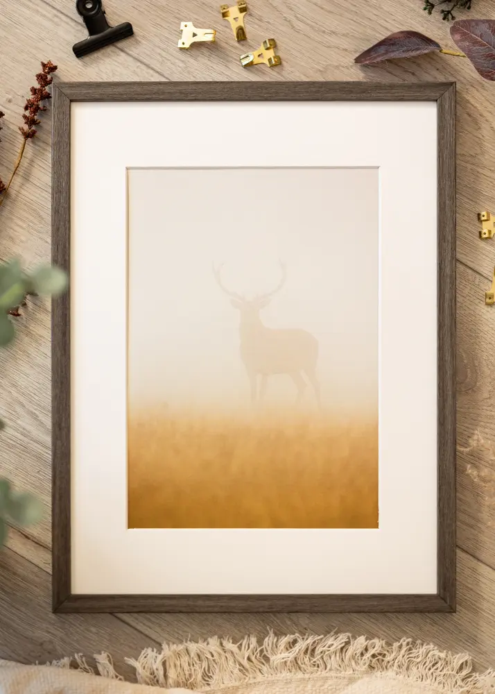 Ramă Ares Sticlă acrilică Grey Oak 29,7x42 cm (A3)