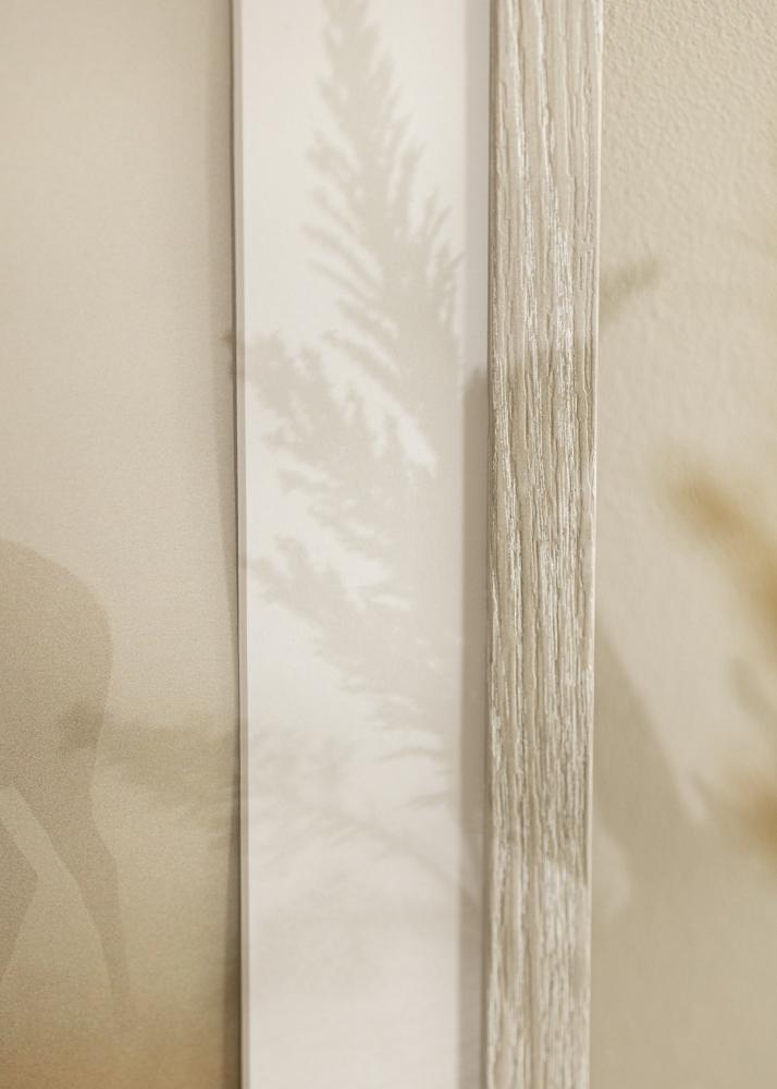 Ramă Stilată Sticlă acrilică Light Grey Oak 70x100 cm