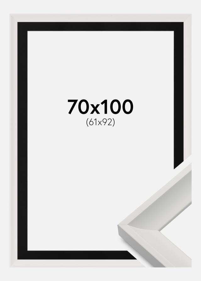 Ramă Öjaren Alb 70x100 cm - Paspartu Negru 62x93 cm