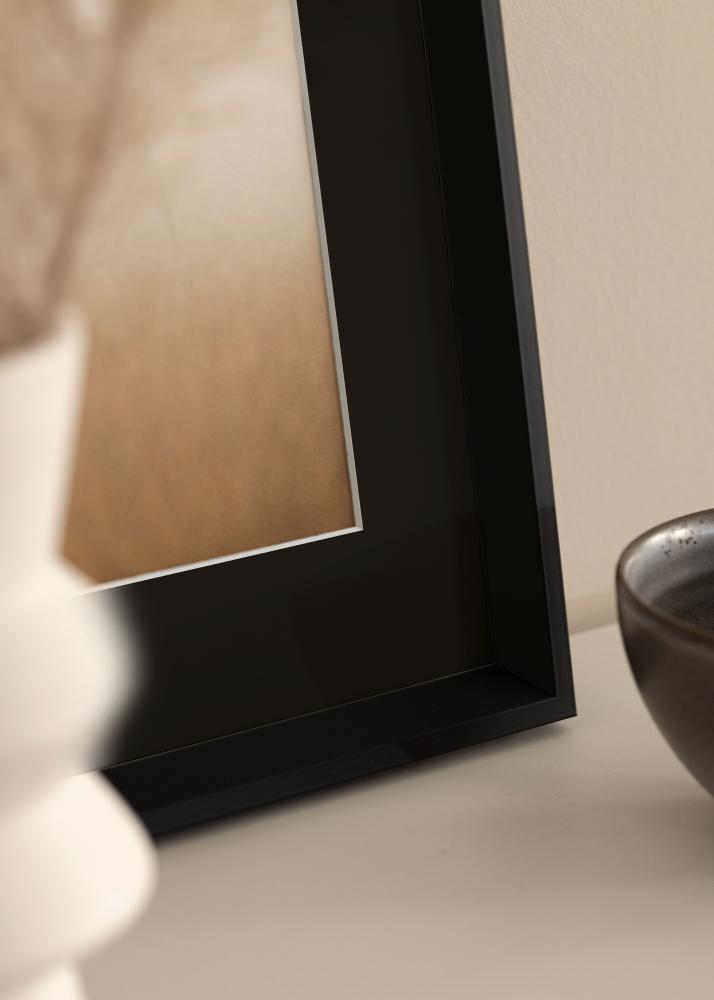 Ramă Globe Negru 50x60 cm - Paspartu Negru 35x45 cm