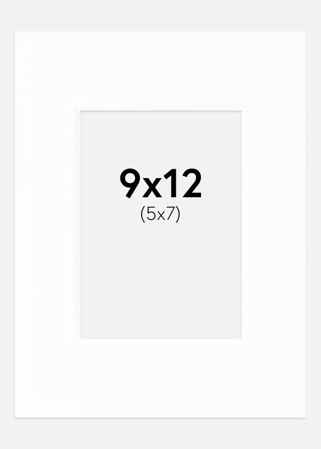 Paspartu Canson Alb Margine albă 9x12 cm (5x7)