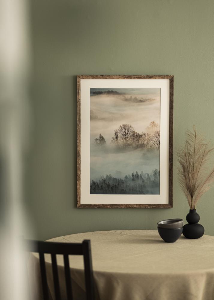 Ramă Fiorito Washed Oak 42x59,4 cm (A2) - Paspartu Alb 25x38 cm