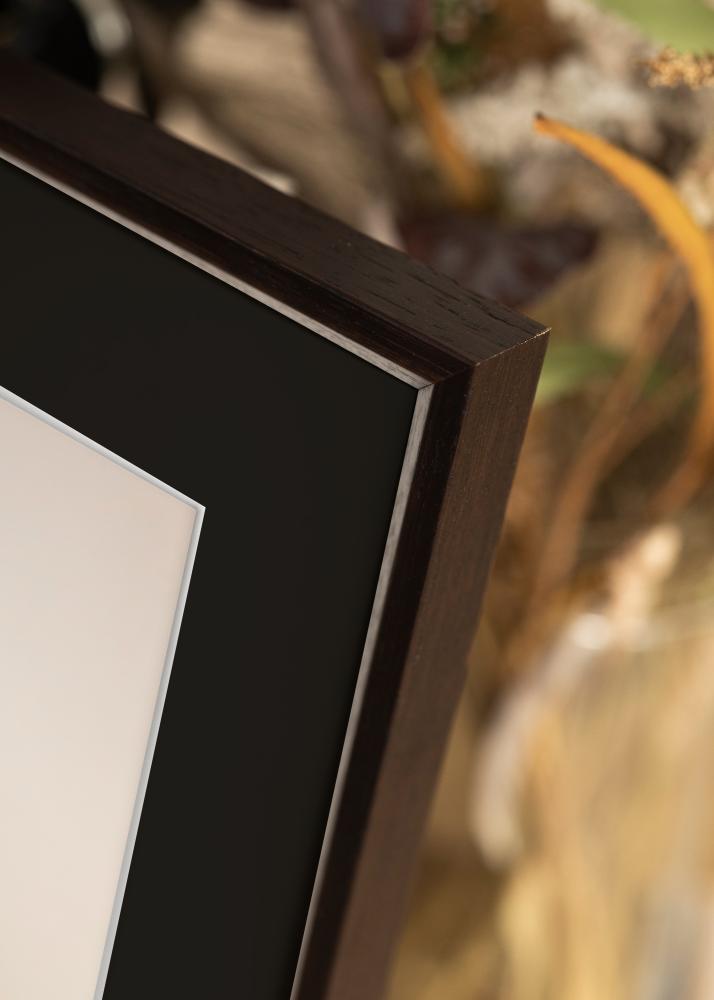 Ramă Globe Espresso 50x60 cm - Paspartu Negru 35x45 cm