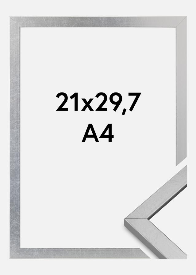 Ramă Minerva Sticlă acrilică Argintiu 21x29,7 cm (A4)