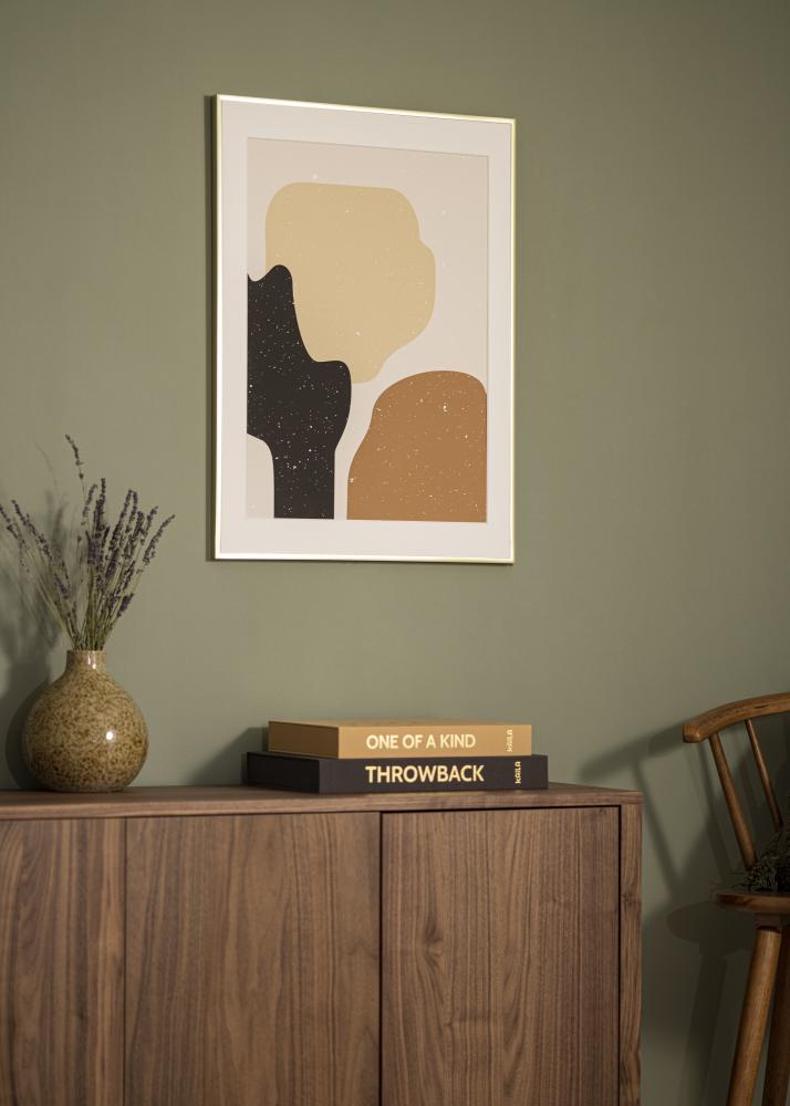 Ramă Poster Frame Aluminum Sticlă acrilică Gold 61x91,5 cm