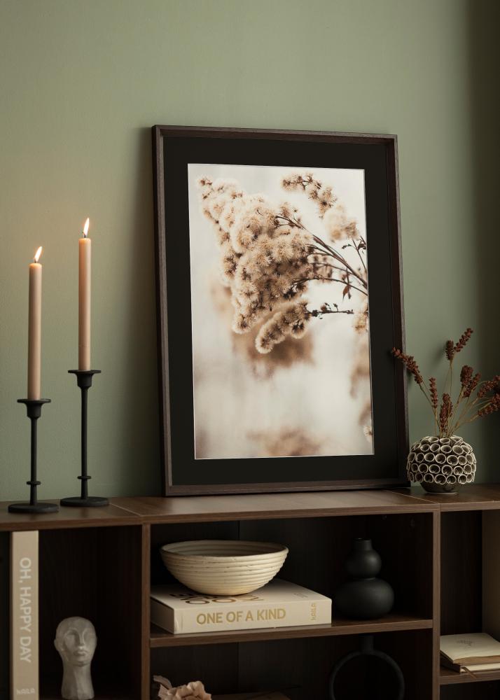 Ramă Globe Espresso 50x60 cm - Paspartu Negru 35x45 cm