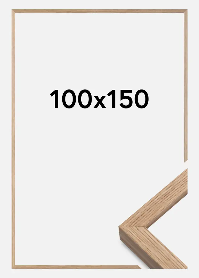Ramă Amanda Box Sticlă acrilică Stejar 100x150 cm