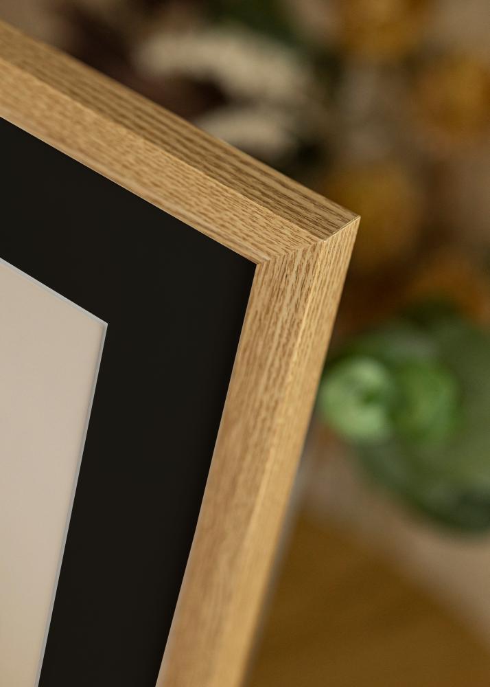 Ramă Selection Stejar 70x100 cm - Paspartu Negru 62x93 cm