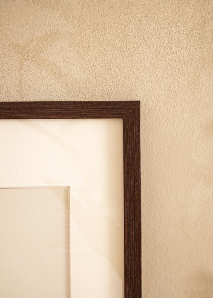 Ramă Modern Sticlă acrilică Nuc 50x70 cm