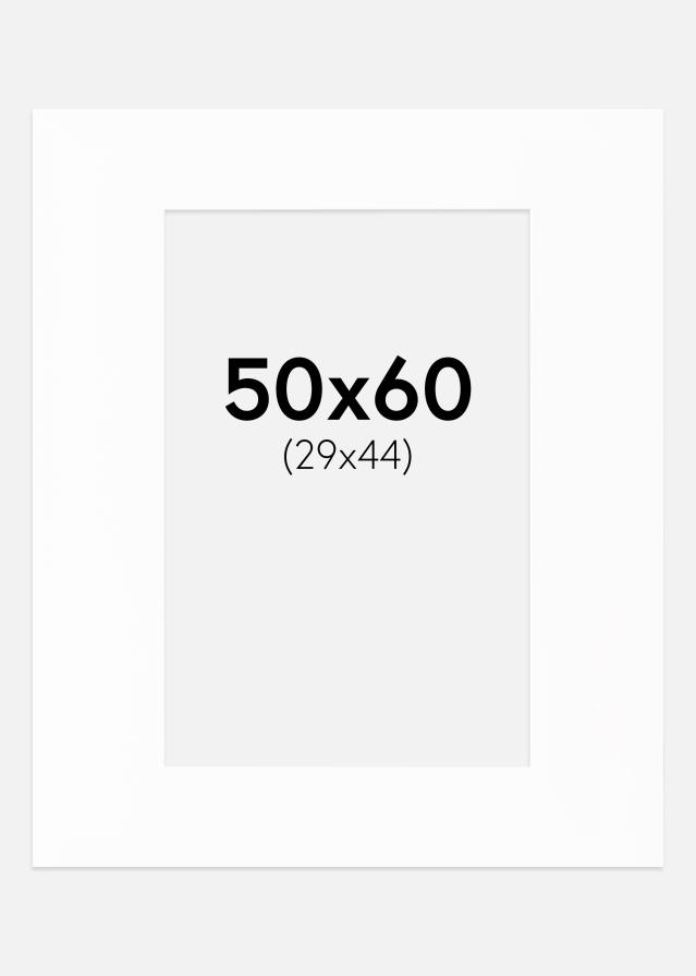 Paspartu Canson Alb Margine albă 50x60 cm (29x44)