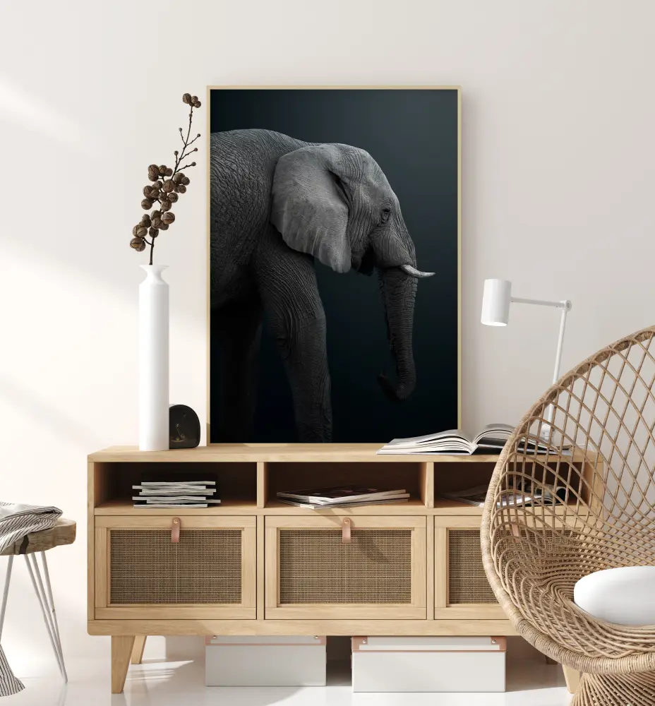 Namibian Elephant Poster