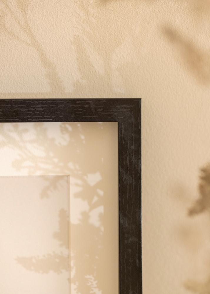 BGA Ramă tip cutie Sticlă acrilică Negru 50x100 cm