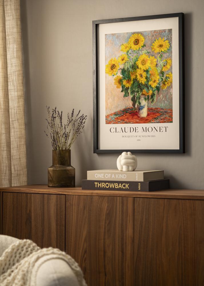 BGA Ramă tip cutie Sticlă acrilică Negru 50x100 cm