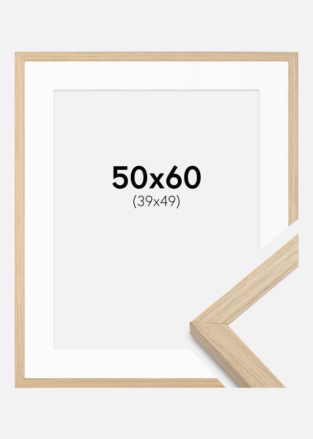 Ramă Grimsåker Stejar 50x60 cm - Paspartu Alb 40x50 cm