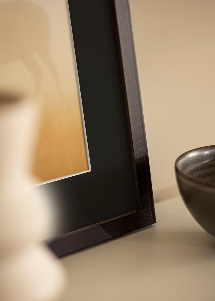 Ramă Selection Nuc 13x18 cm - Paspartu Negru 9x12 cm