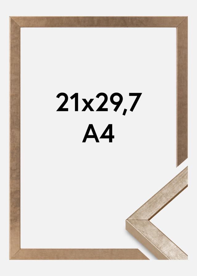 Ramă Ares Sticlă acrilică Alamă 21x29,7 cm (A4)