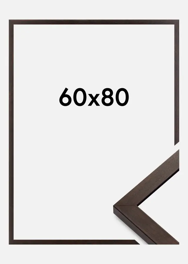 Ramă Selection Sticlă acrilică Nuc 60x80 cm