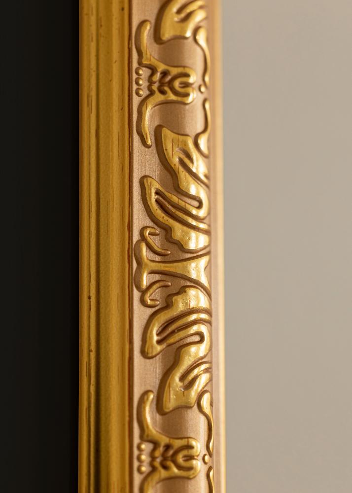 Ramă Nostalgia Auriu 35x45 cm - Paspartu Negru 11x14 inches