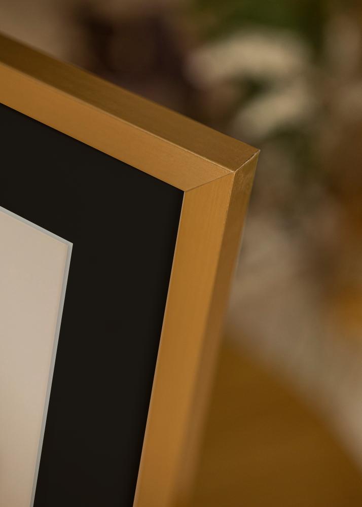 Ramă Selection Auriu 70x100 cm - Paspartu Negru 62x93 cm