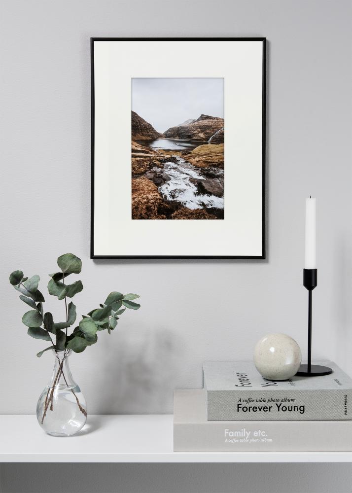 Paspartu XL Alb Margine albă 40x50 cm (20x28,7 - A4)