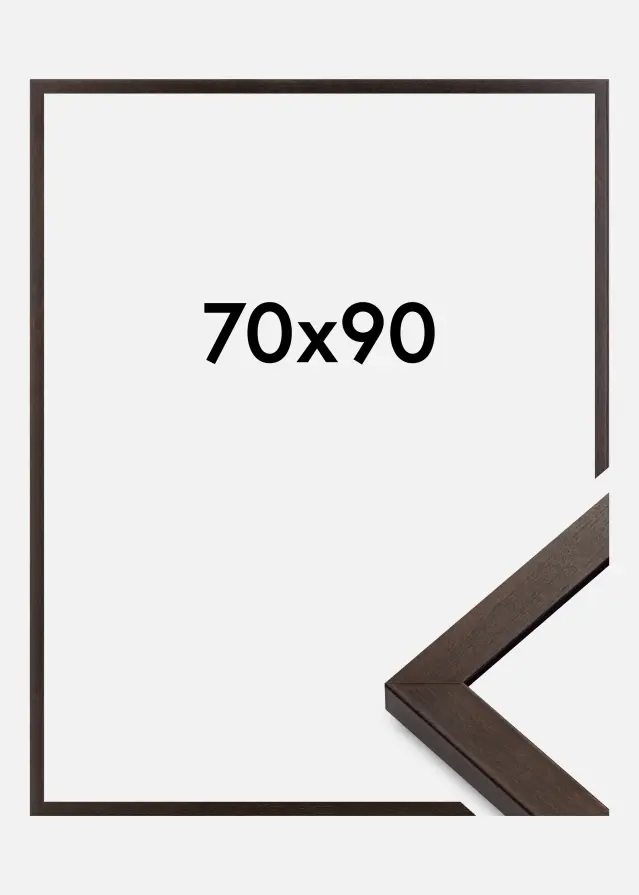 Ramă Selection Sticlă acrilică Nuc 70x90 cm