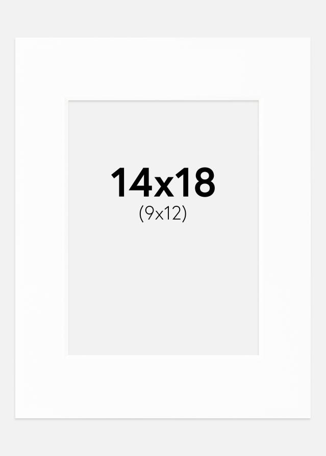 Paspartu Canson Alb Margine albă 14x18 cm (9x12)