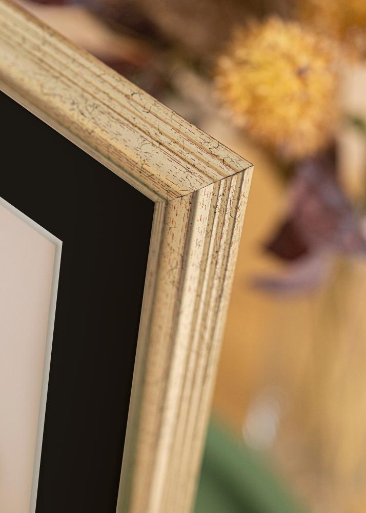 Ramă Västkusten Argintiu 70x100 cm - Paspartu Negru 62x93 cm