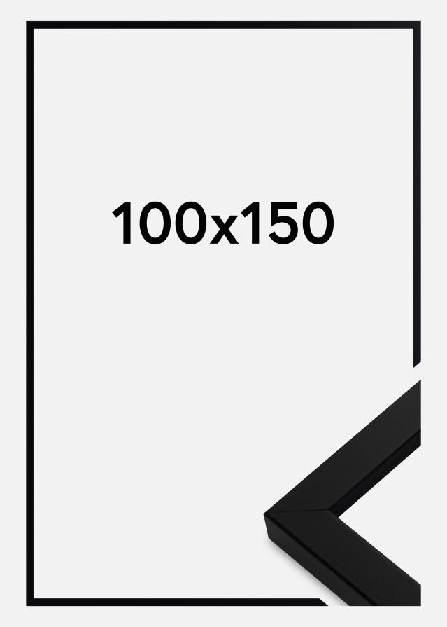 Ramă Blocky Sticlă acrilică Negru 100x150 cm