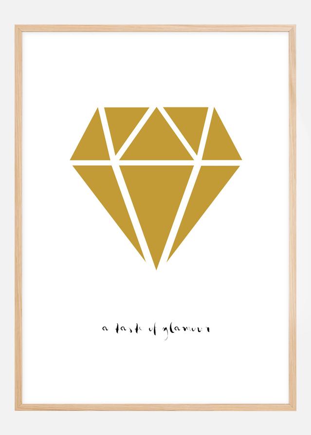 Diamant - Auriu Poster