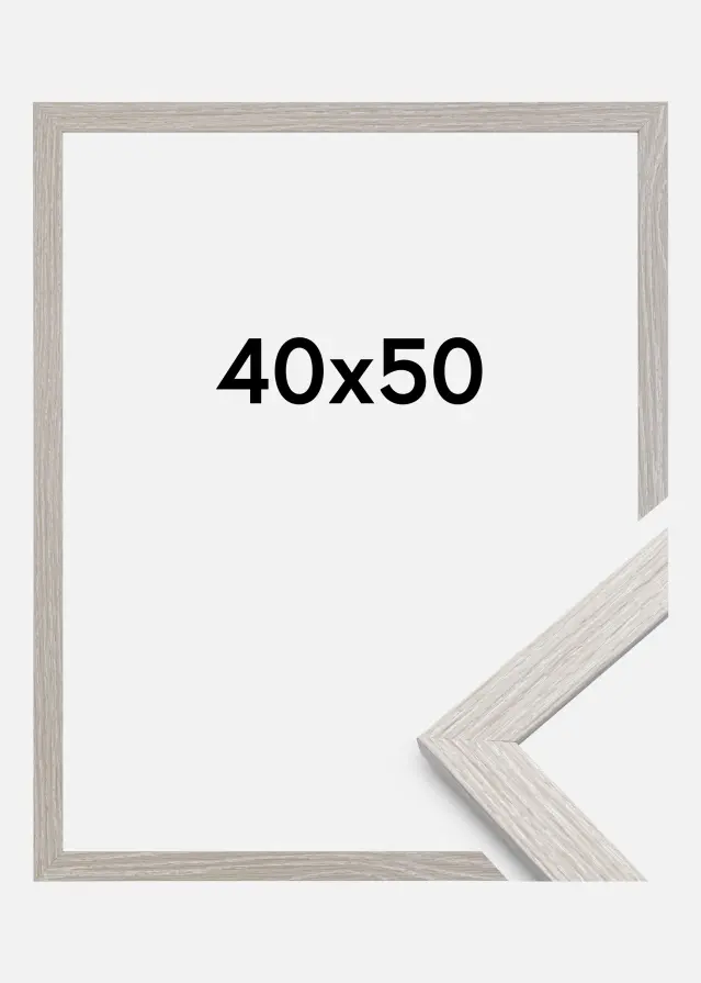 Ramă Stilată Light Grey Oak 40x50 cm