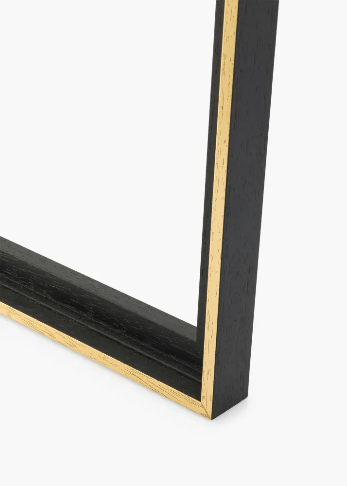Ramă pentru tablou tip canvas Madison Negru / Auriu 40x100 cm