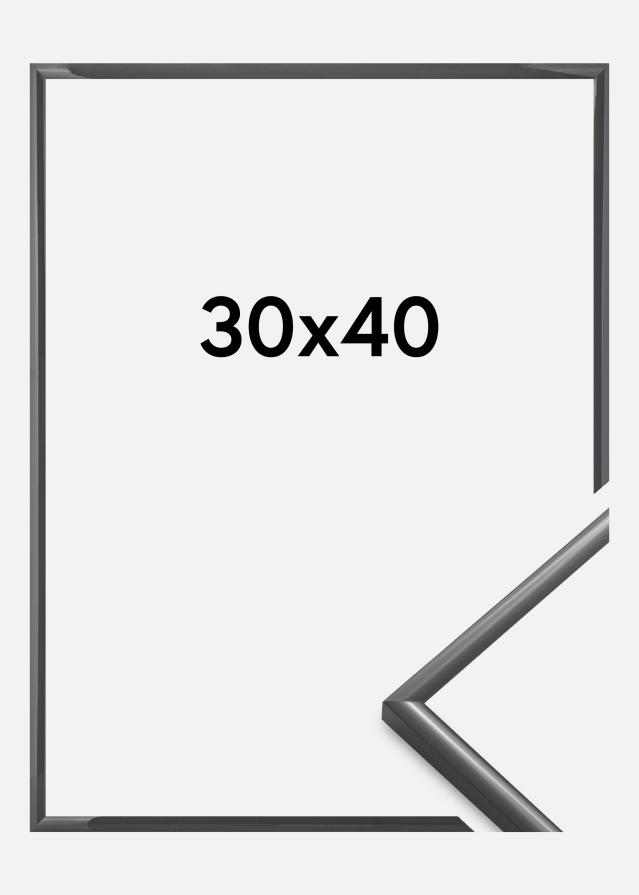 Ramă New Lifestyle Sticlă acrilică Gri închis 30x40 cm