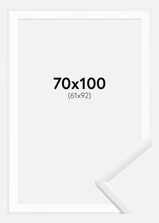 Ramă New Lifestyle Alb 70x100 cm - Paspartu Alb 62x93 cm