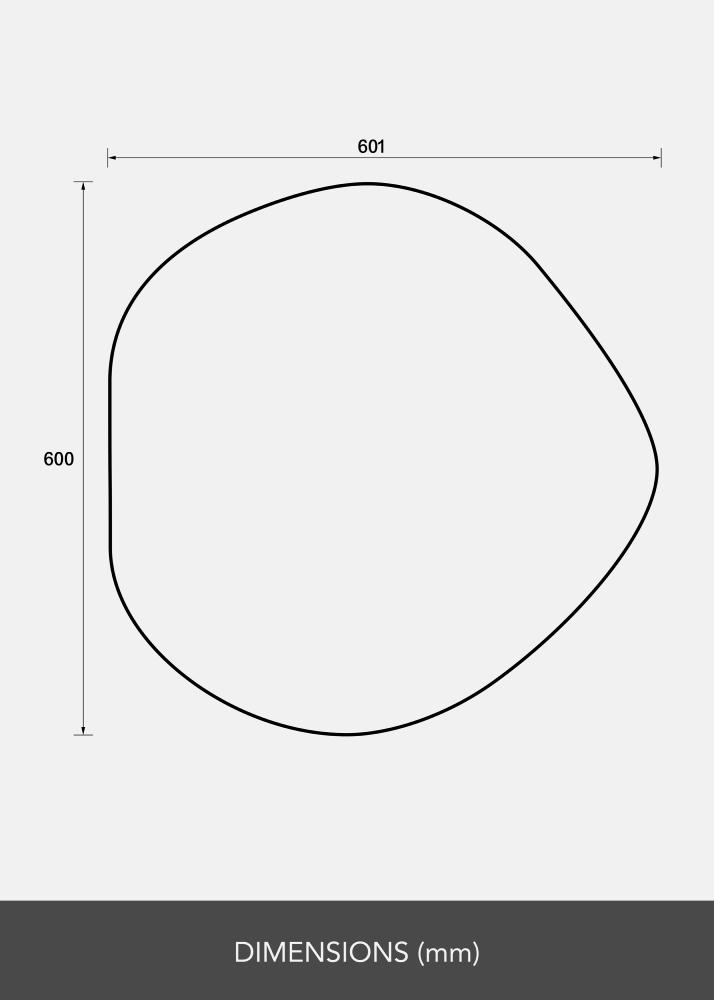 Oglindă Crystal Clear 60x60 cm