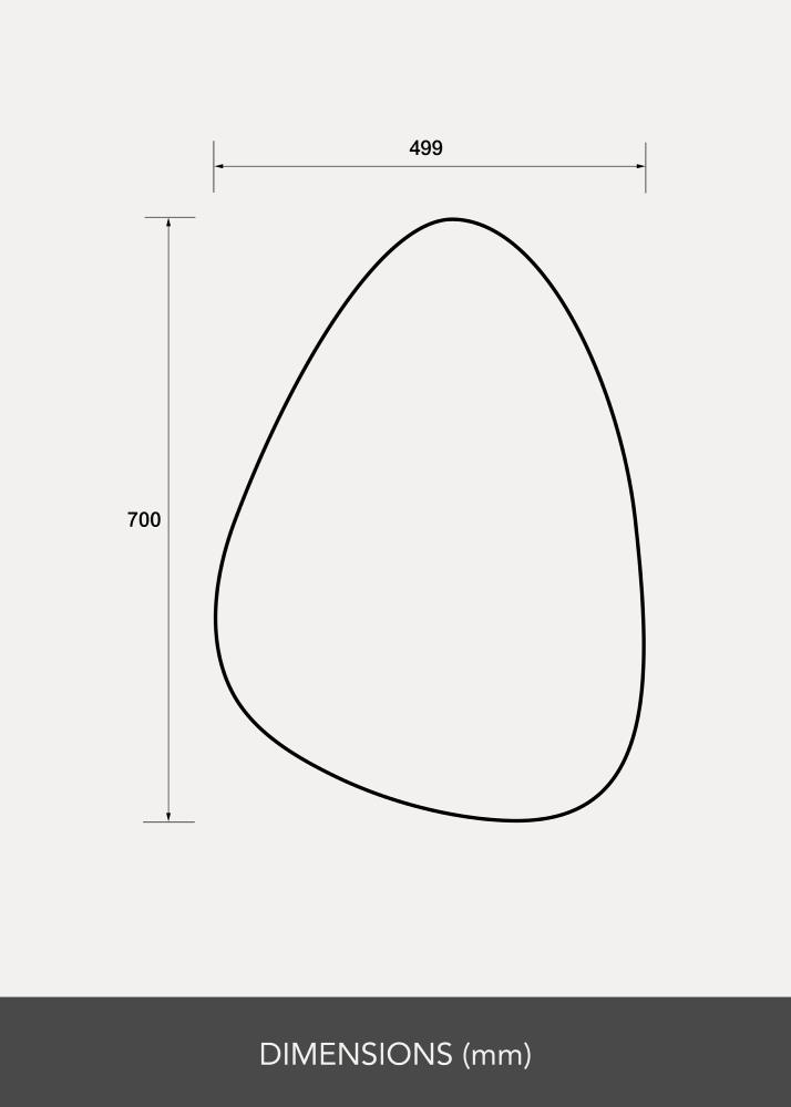 Oglindă Pebble 50x70 cm - Selected By BGA